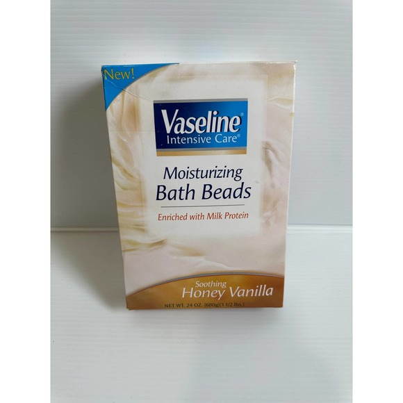 Bath & Body Vaseline Moisturizing Bath Beads Soothing Honey Vanilla
